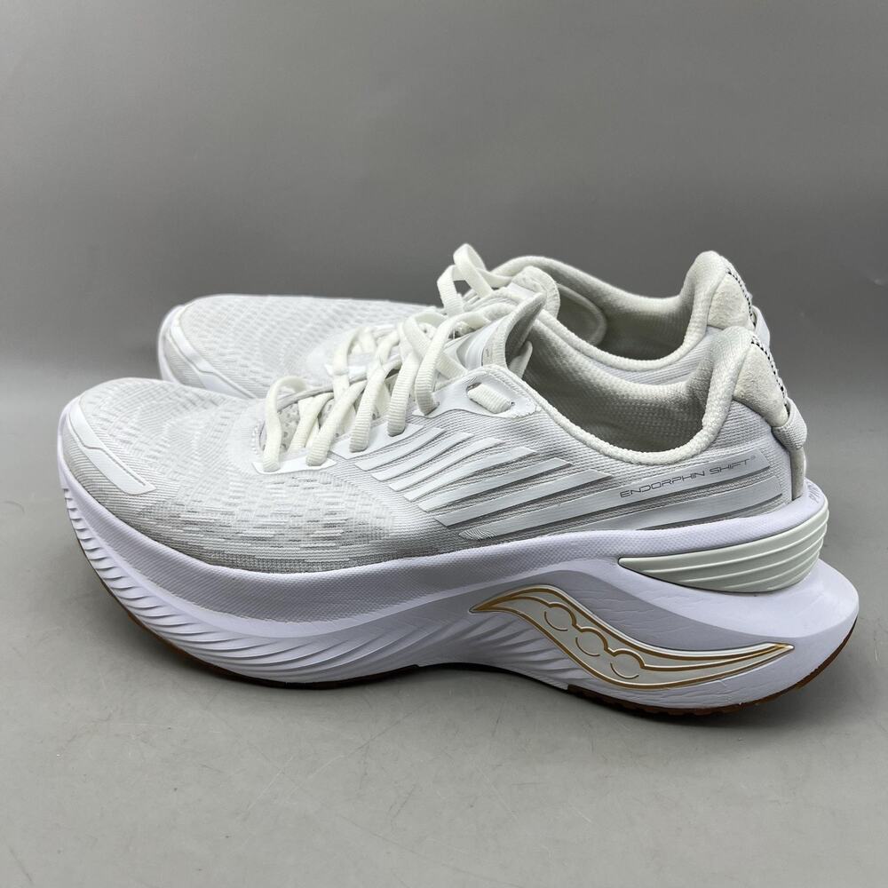 Saucony Endorphin Shift 3 Running Shoes Women Size 8.5 White Comfort Sneakers - Picture 3 of 8